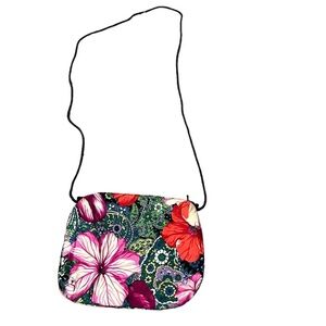 Vintage Jennifer Moore Floral‎ Mini Crossbody purse, Made in Italy